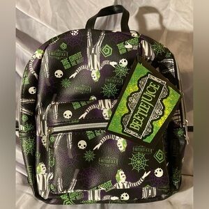 Beetlejuice Themed Small Backpack